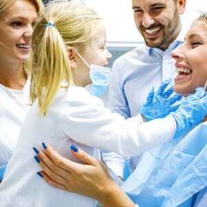 Dental patient at office
